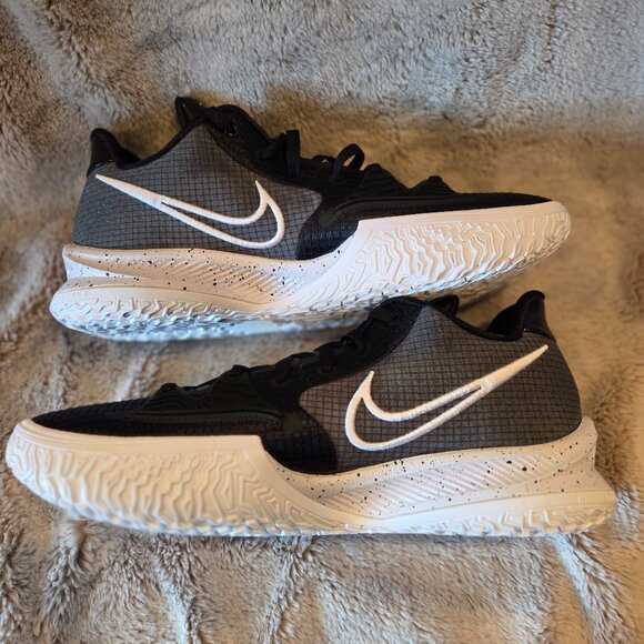 Men's Size 14 - Nike Kyrie 4 Low TB Black White Black (DM5041-001) - Picture 4 of 11